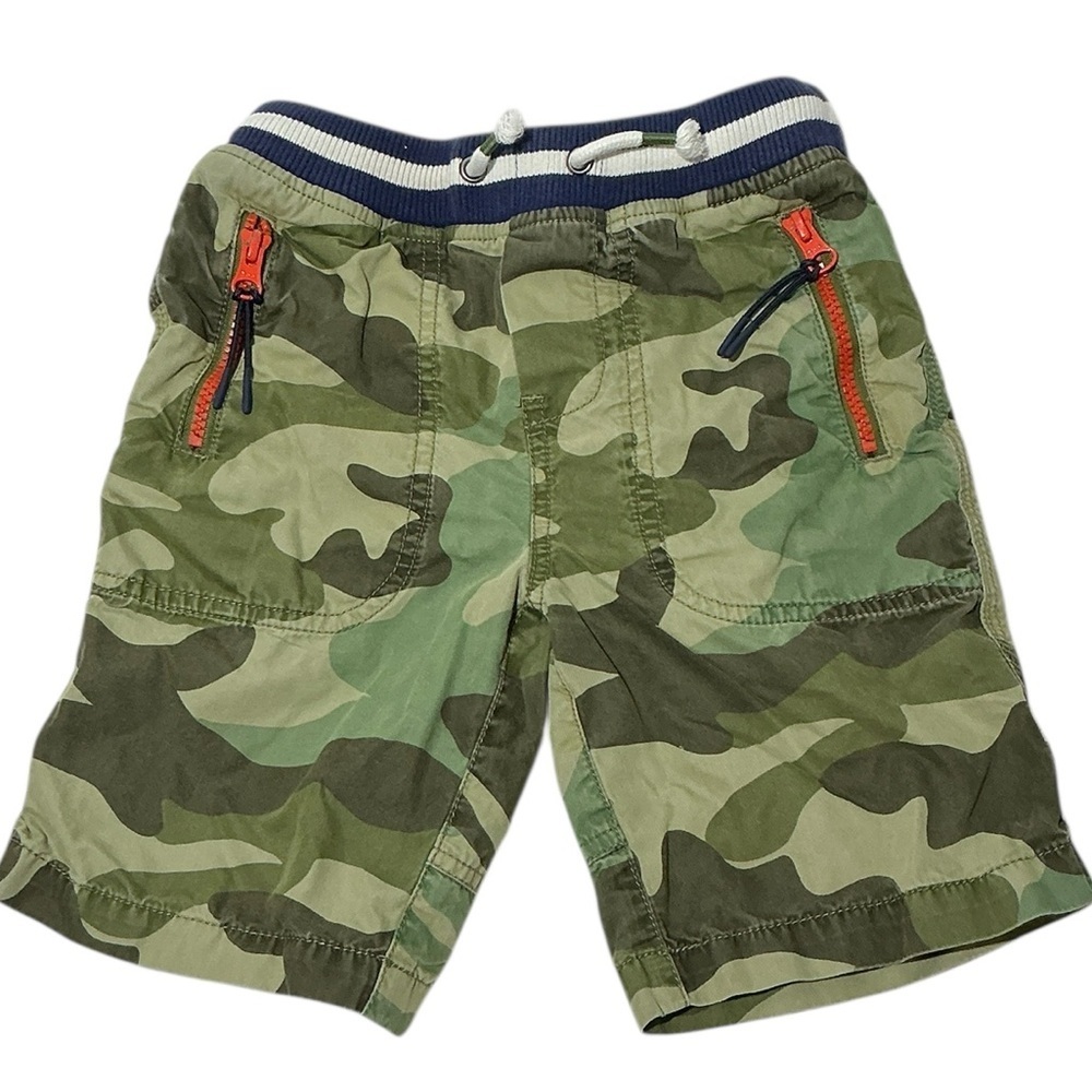 Mini Boden Kids Camouflage Cargo Shorts 6Y